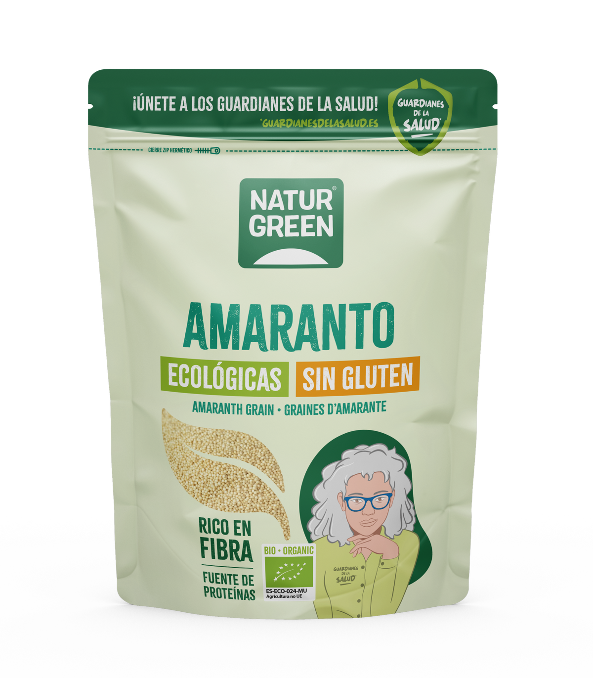 Amarantus ekologiczny bezglutenowy NaturGreen 450 g