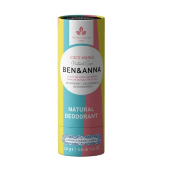 Desodorante (zero waste) Ben&Anna Coco mania 40g