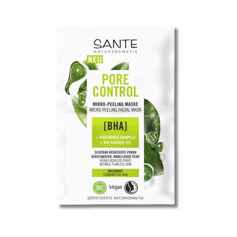 Mascarilla pore control micro peeling BHA & Niacinamida, Sante 8 ml