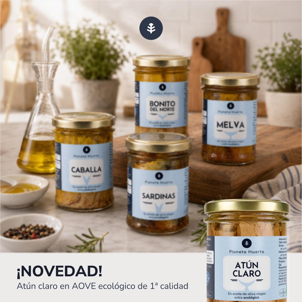 Sardynki w oliwie z oliwek ECO Planeta Huerto 190 g