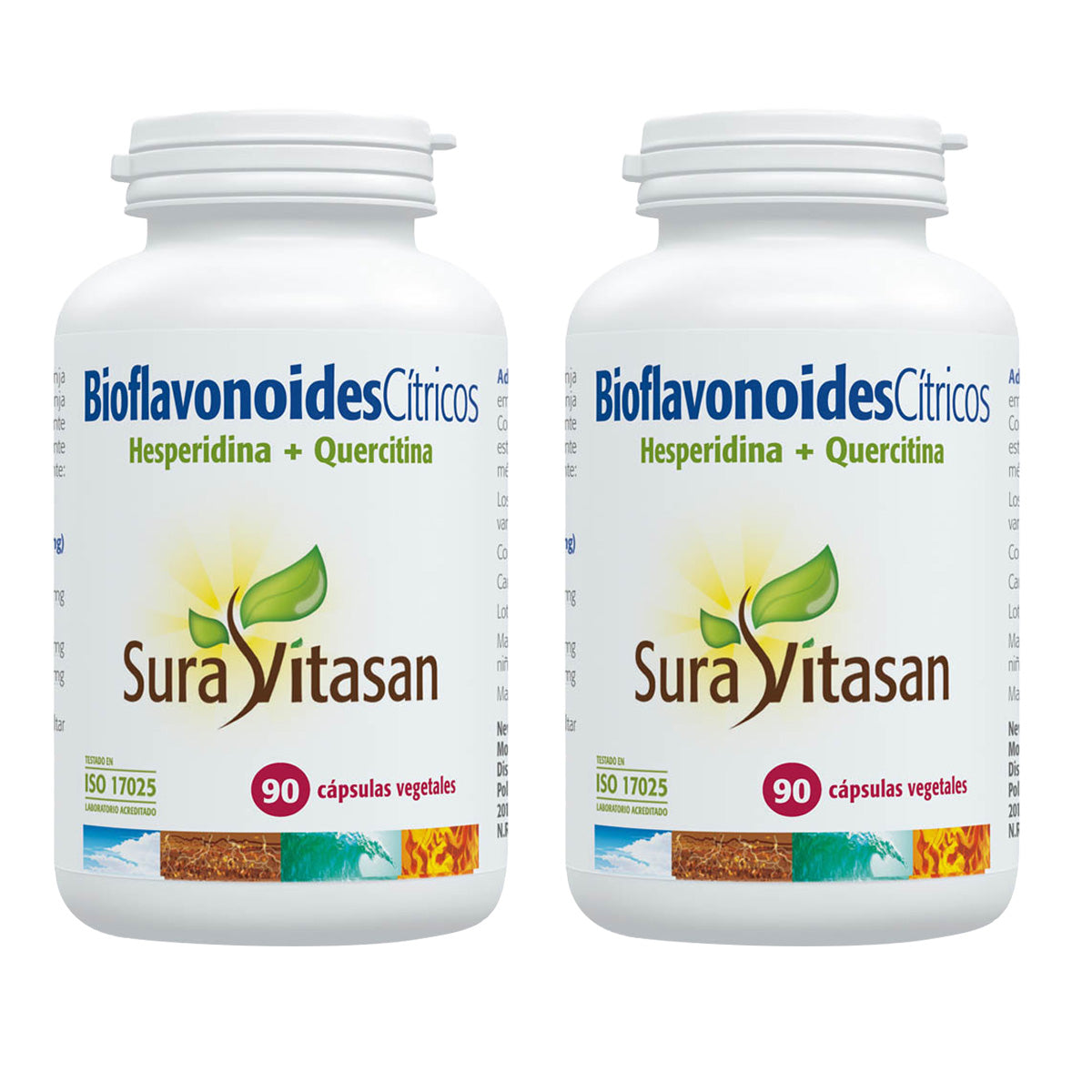 Pack 2x Bioflavonoides Citricos, 90 cápsulas, Sura Vitasan