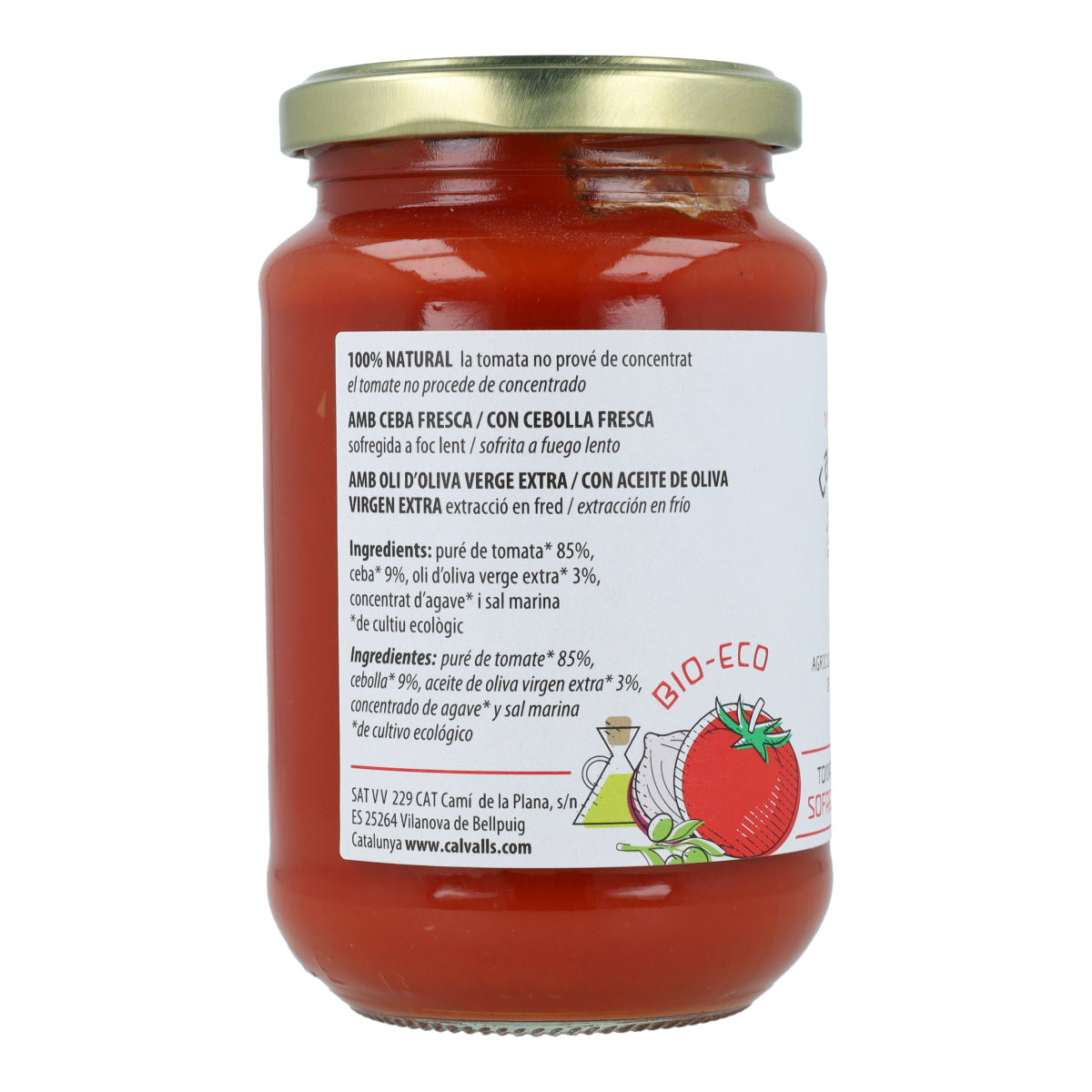 Smażone pomidory Bio Cal Valls, 350 g