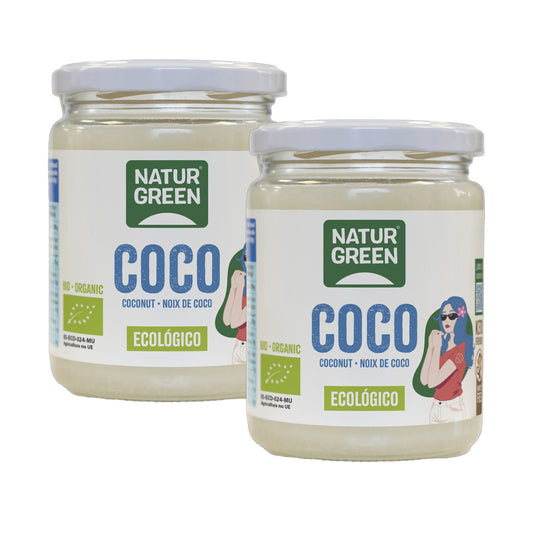 Zestaw 2 x tłuszcz kokosowy Bio NaturGreen