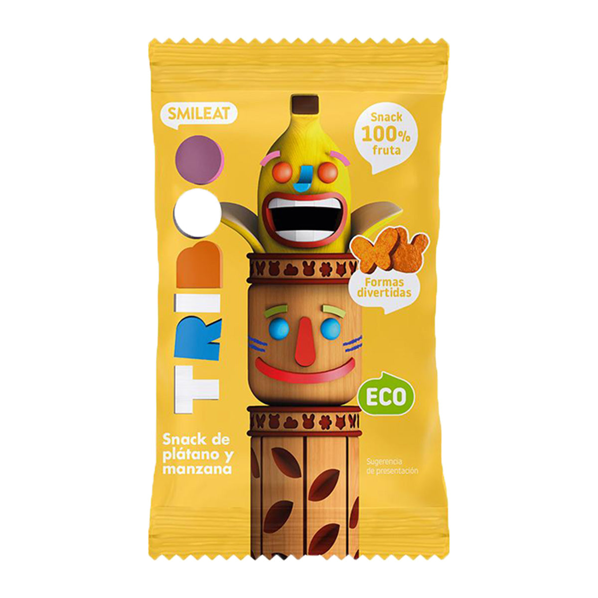 Pack Mix Snacks Triboo frutas ECO Smileat 5 uds 25 g