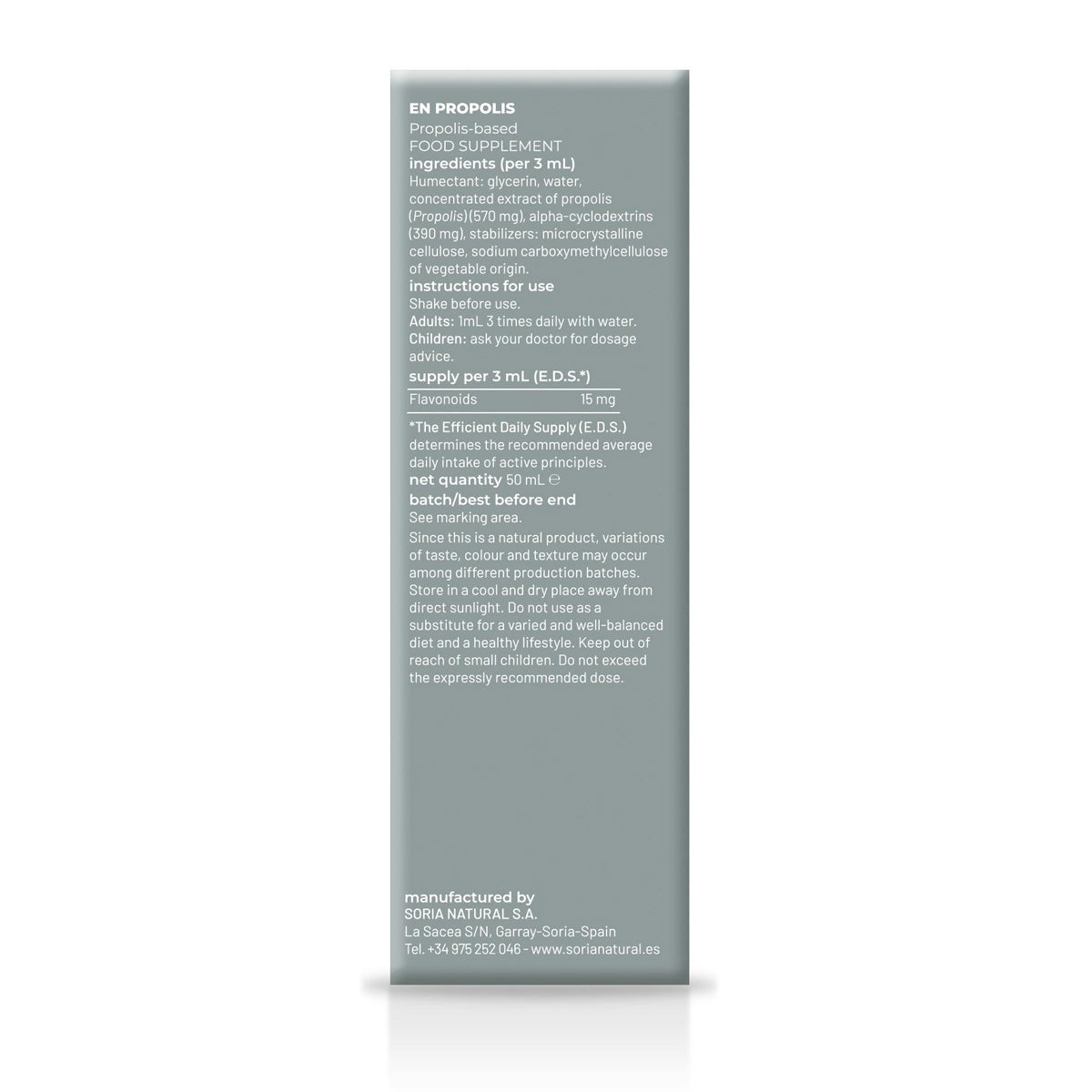 Pack 3x Extracto de Propóleo XXI Soria Natural 50 ml