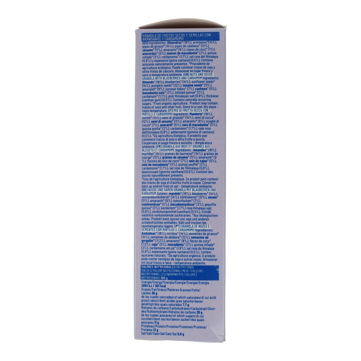 Granola Arándanos y Cardamomo BIO Natruly 325 g