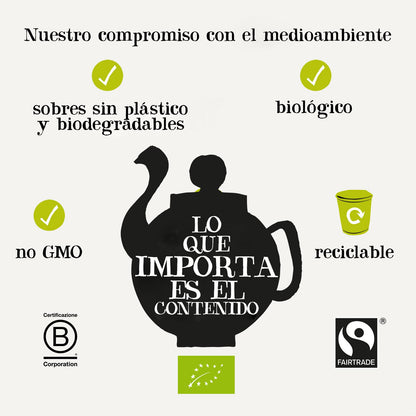 Infusión Supreme Limón y Jengibre Bio Cupper 20 bolsitas