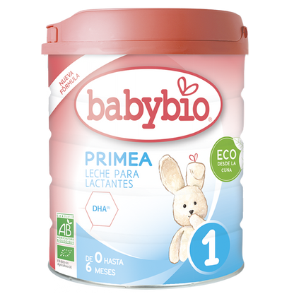 Pack 2x Leche de Iniciación Primea 1 Babybio 800 g