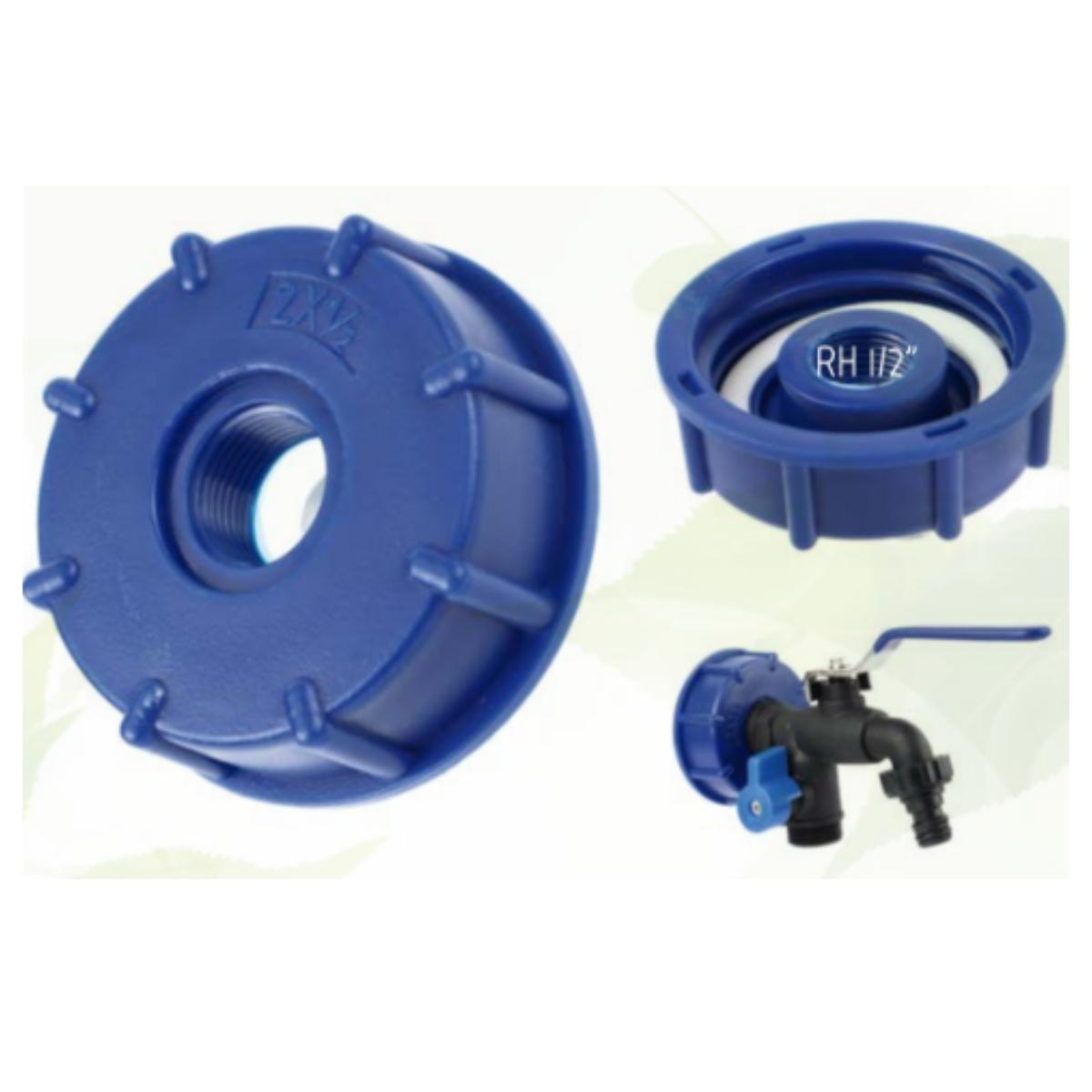 Adaptador Para Bidón/Depósito De 60mm, Rosca Hembra De 1/2'' Aqua Control
