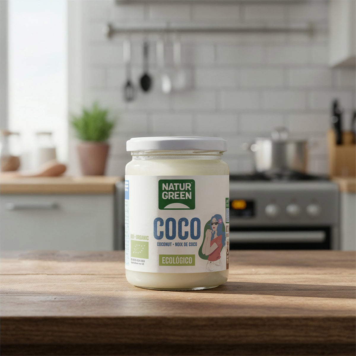 Tłuszcz kokosowy Bio NaturGreen 400 g