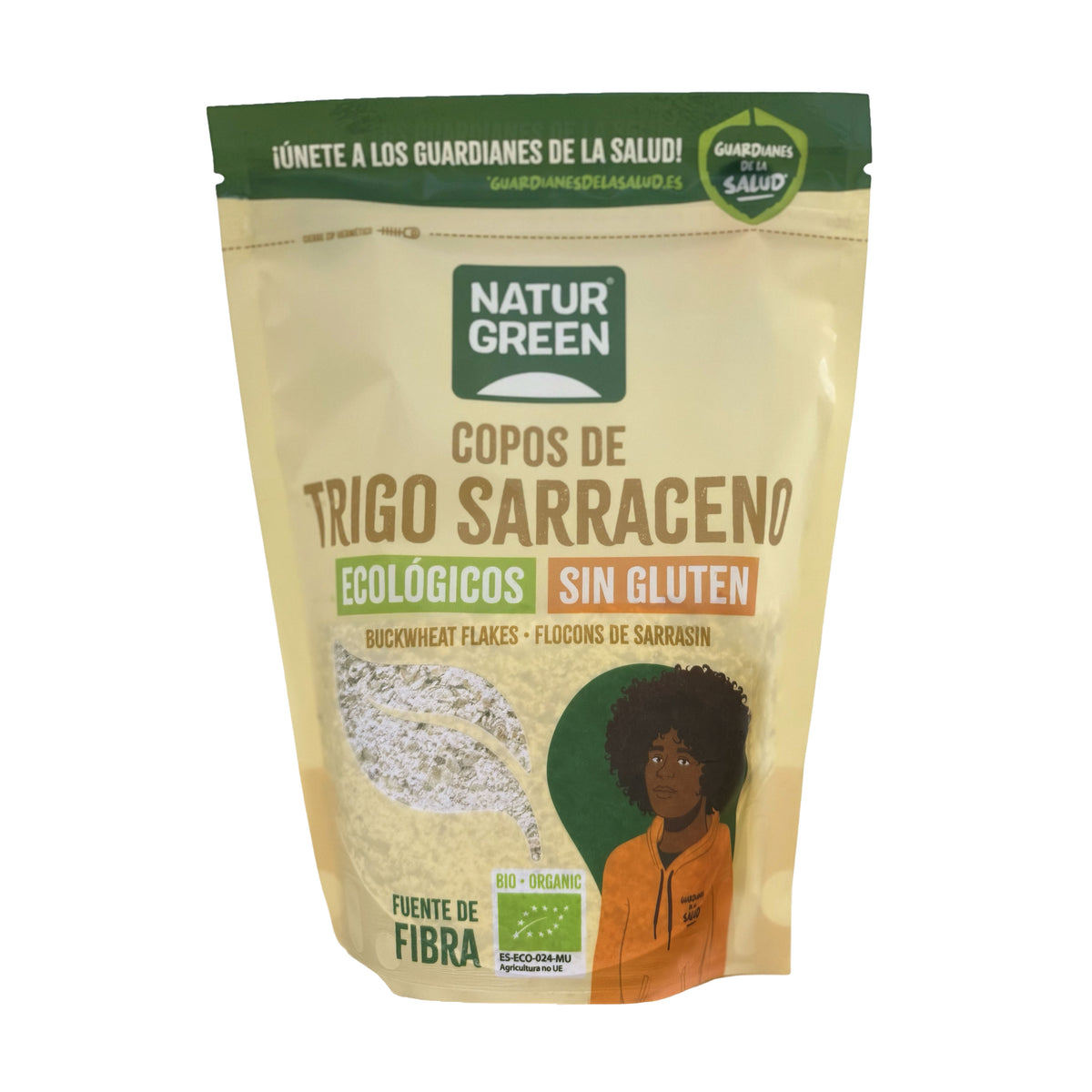 Płatki gryczane BIO bezglutenowe Naturgreen, 250 g