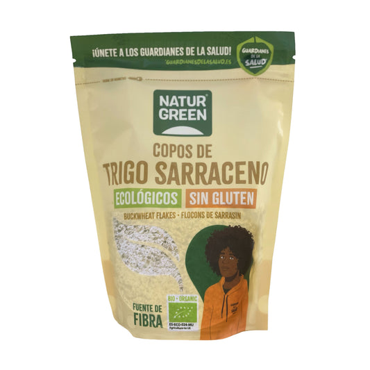 Płatki gryczane BIO bezglutenowe Naturgreen, 250 g