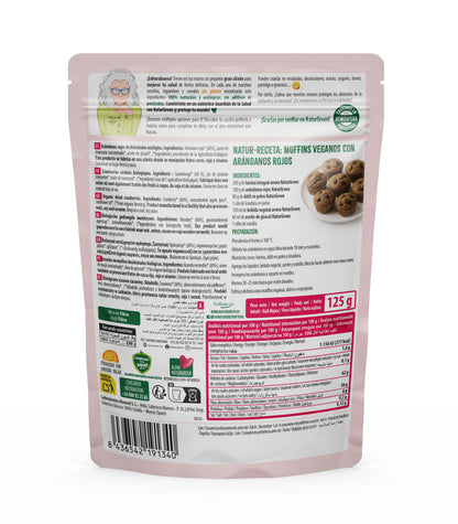 Suszone żurawiny ekologiczne Naturgreen 125 g