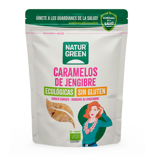Cukierki imbirowe Naturgreen, 125 g