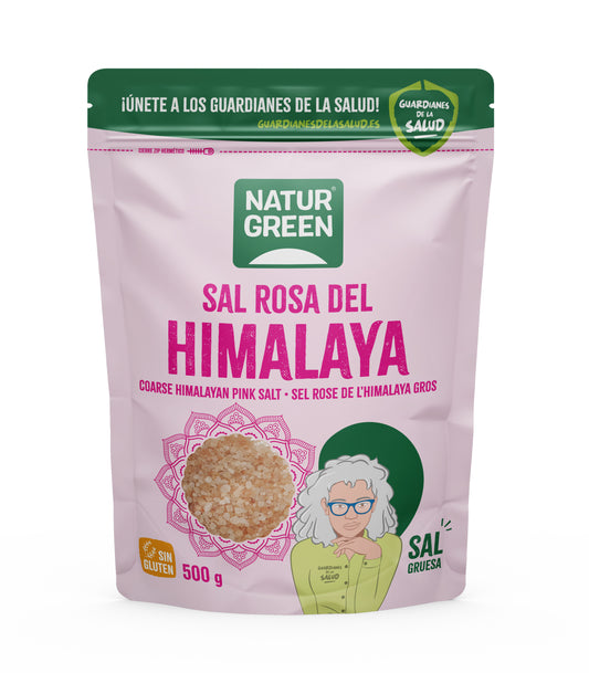 Różowa sól himalajska gruboziarnista Naturgreen 500 g