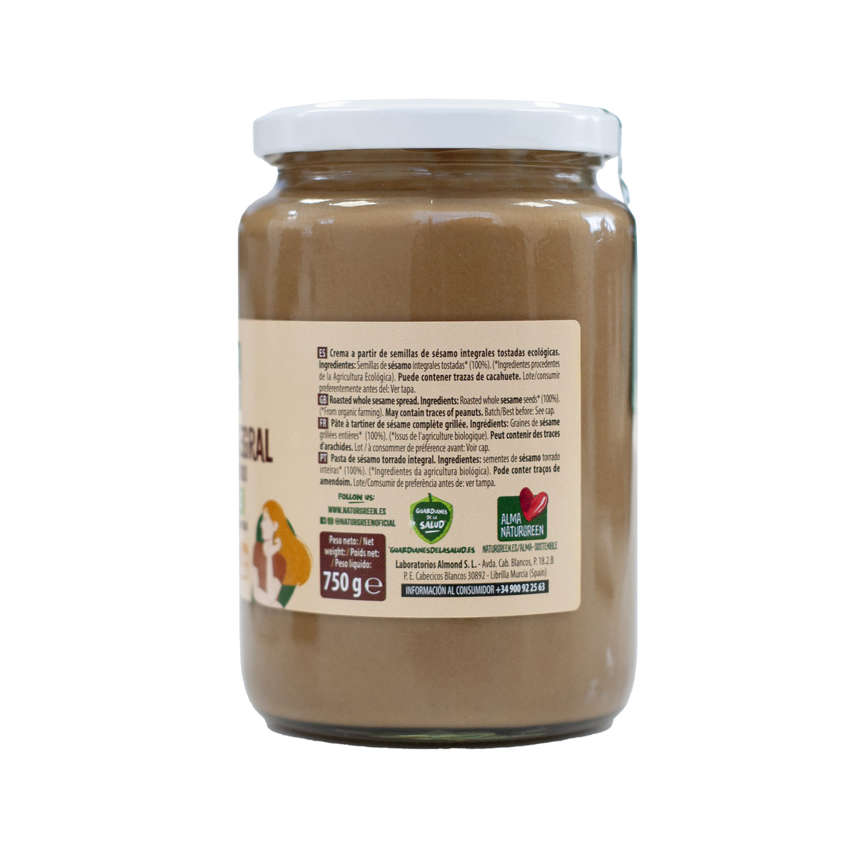 Tahini prażone Naturgreen 800 g