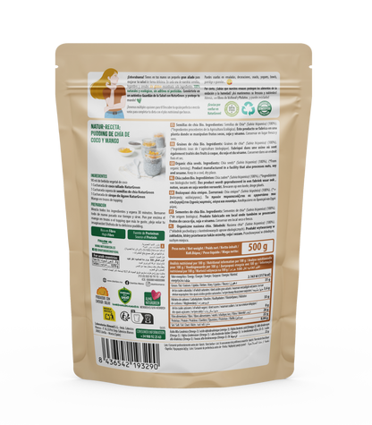 Nasiona chia Bio, NaturGreen, 500 g