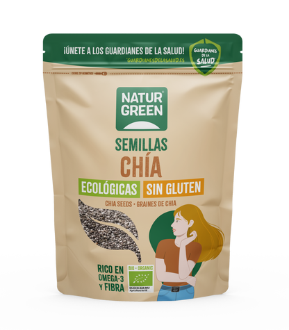 Nasiona chia Bio, NaturGreen, 500 g