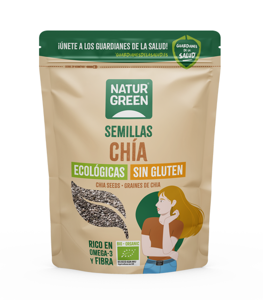 Nasiona chia Bio, NaturGreen, 500 g