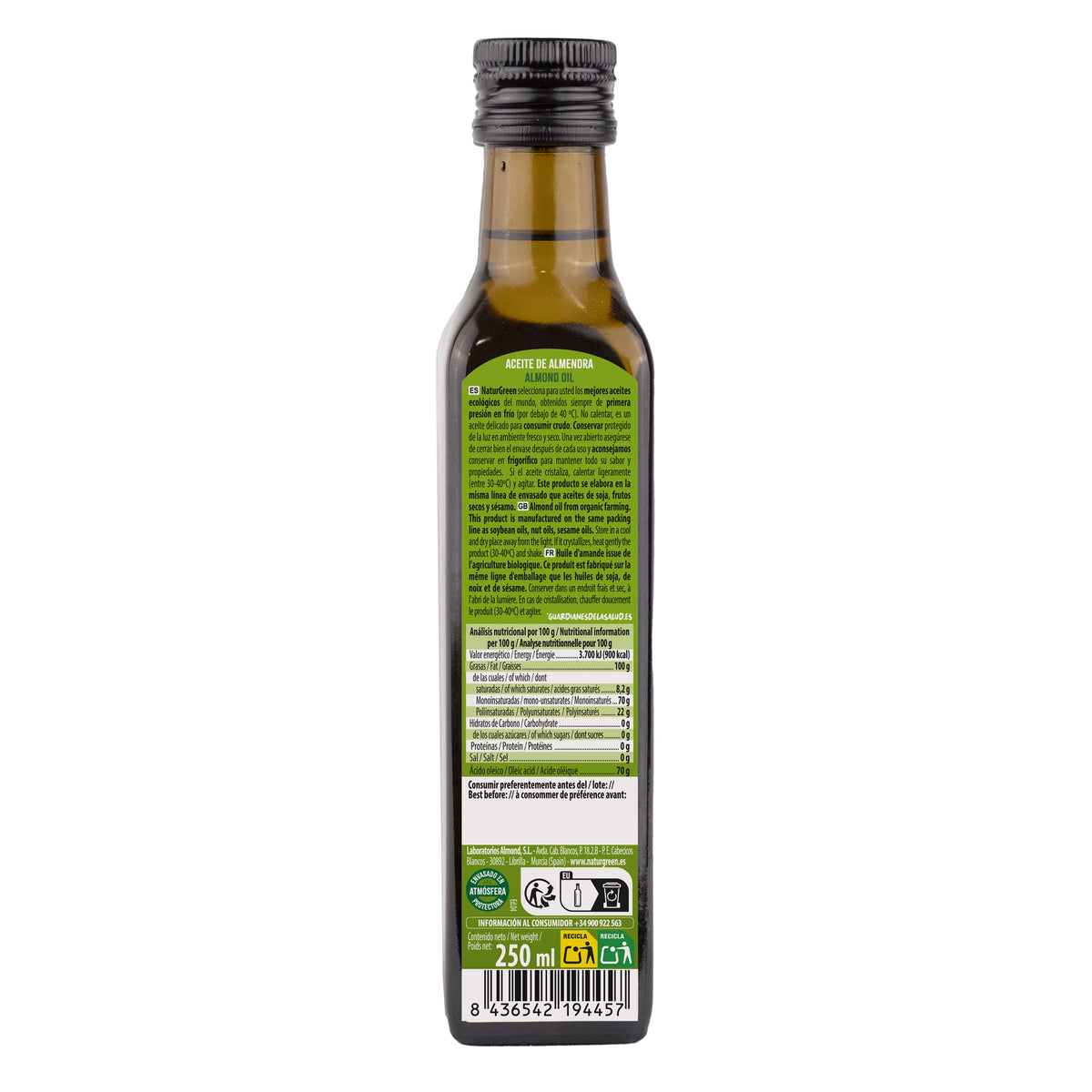 Olej migdałowy Bio NaturGreen 250 ml