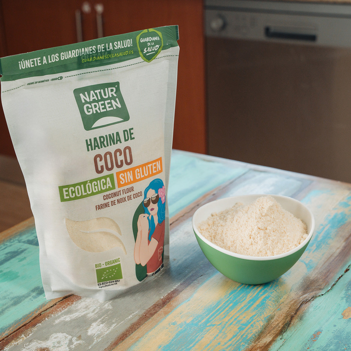 Mąka kokosowa bezglutenowa NaturGreen 500 g