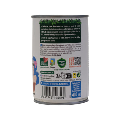 Mleko kokosowe Bio NaturGreen 400 g / 400 ml