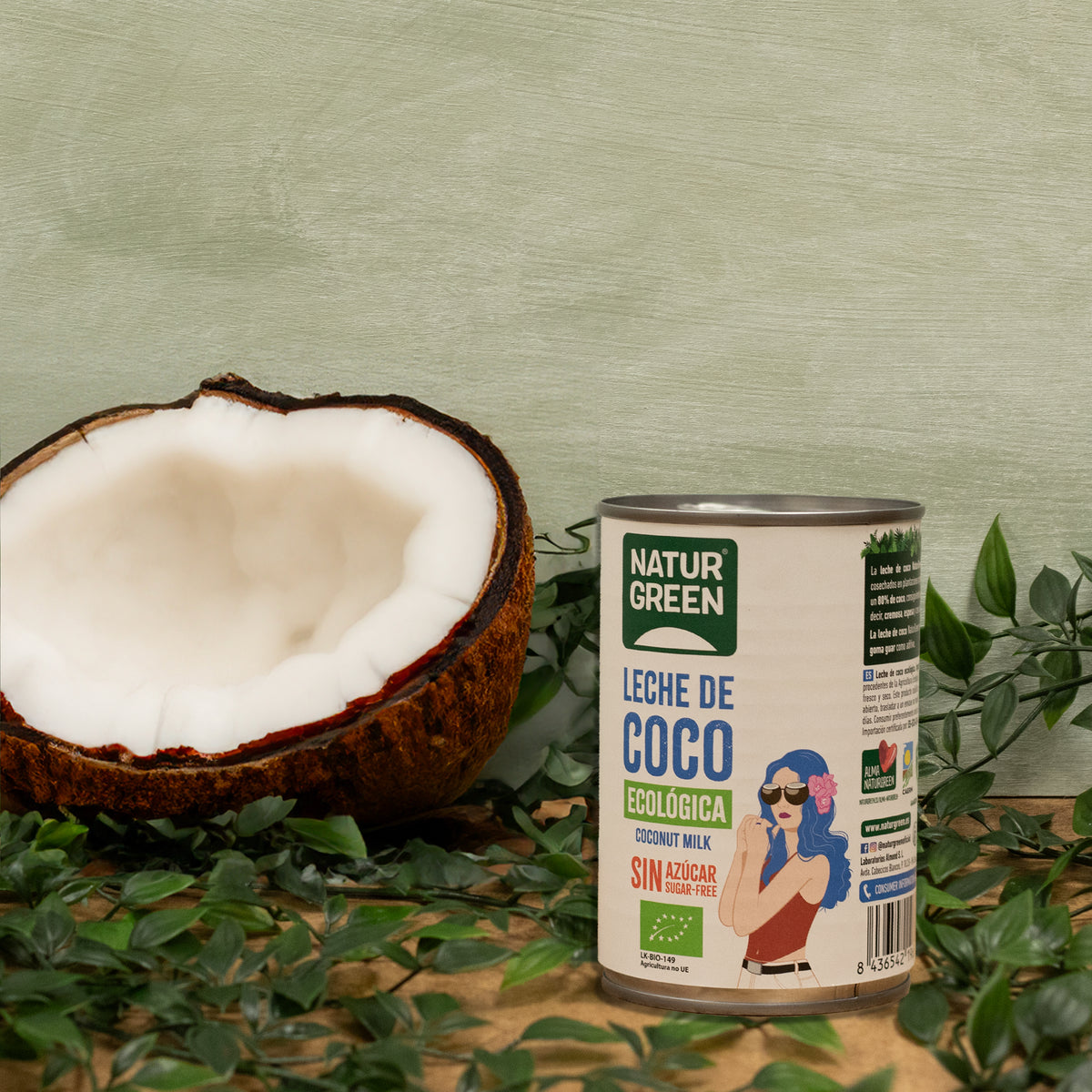 Mleko kokosowe Bio NaturGreen 400 g / 400 ml