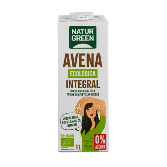 Napój z pełnego ziarna owsa 0% cukrów Bio NaturGreen 1 l