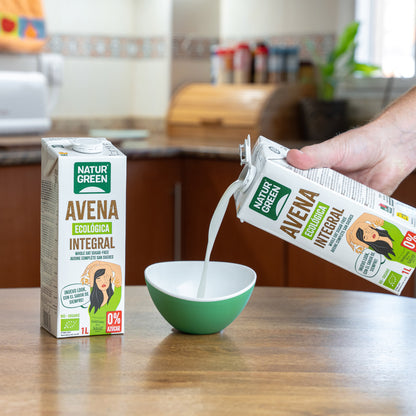 Zestaw 6 szt. Napój z pełnego ziarna owsa 0% cukru Bio NaturGreen 1 l