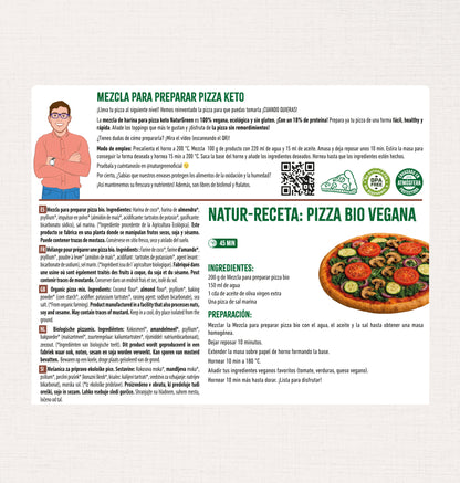 Mieszanka mąki do pizzy Keto NaturGreen 400 g