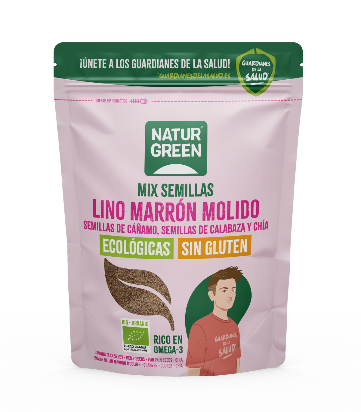 Nasiona lnu, konopi, dyni i chia Bio NaturGreen 150 g