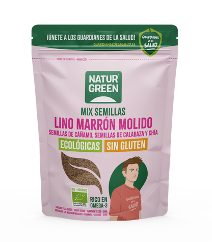 Nasiona lnu, konopi, dyni i chia Bio NaturGreen 150 g