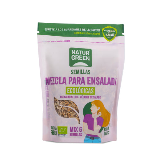 Mieszanka 6 nasion sałatkowych, NaturGreen, 450 g