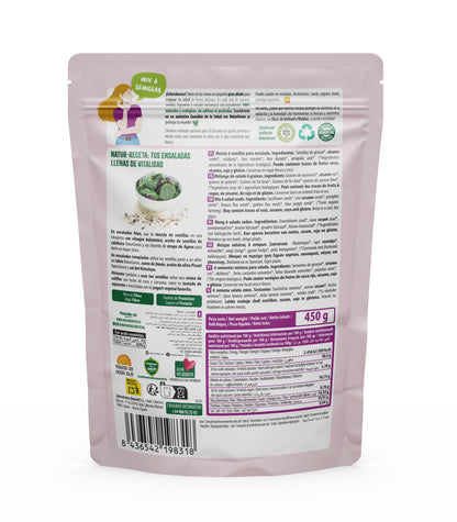 Mieszanka 6 nasion sałatkowych, NaturGreen, 450 g