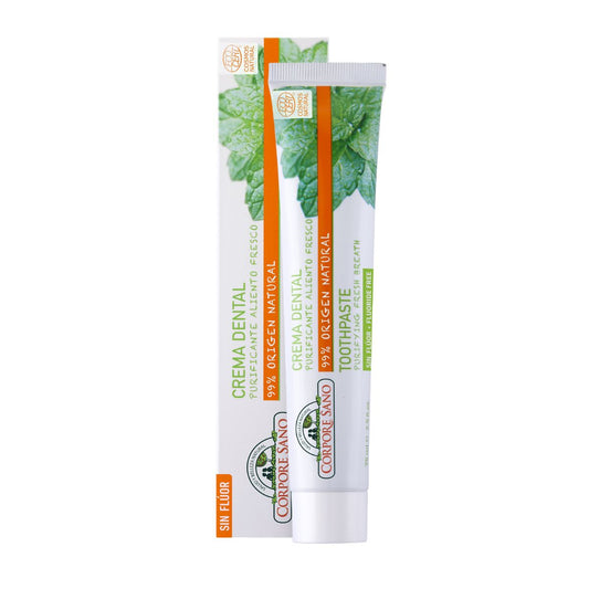 Dentífrico purificante tomillo, menta y albahaca Corpore Sano 75 ml