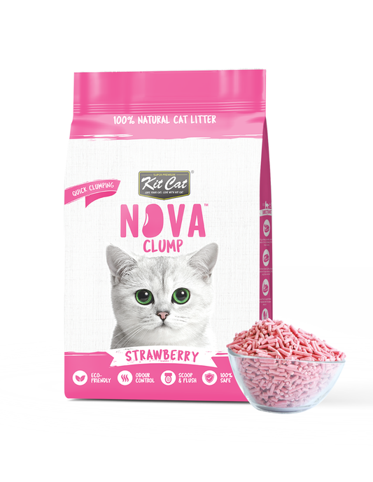 Zestaw Cat Arena Eco SoyaClump - Strawberry 7 L Żwirek dla kotów
