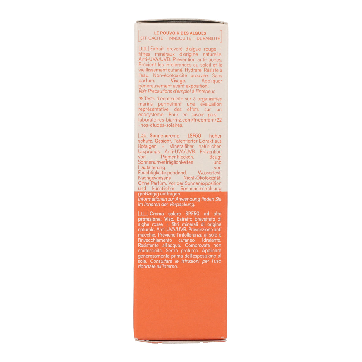Krem przeciwsłoneczny do twarzy SPF 50 Laboratorios Biarritz 50 ml