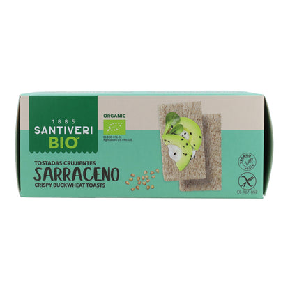 Lekkie i chrupiące tosty z kaszy gryczanej Bio Santiveri 100 g