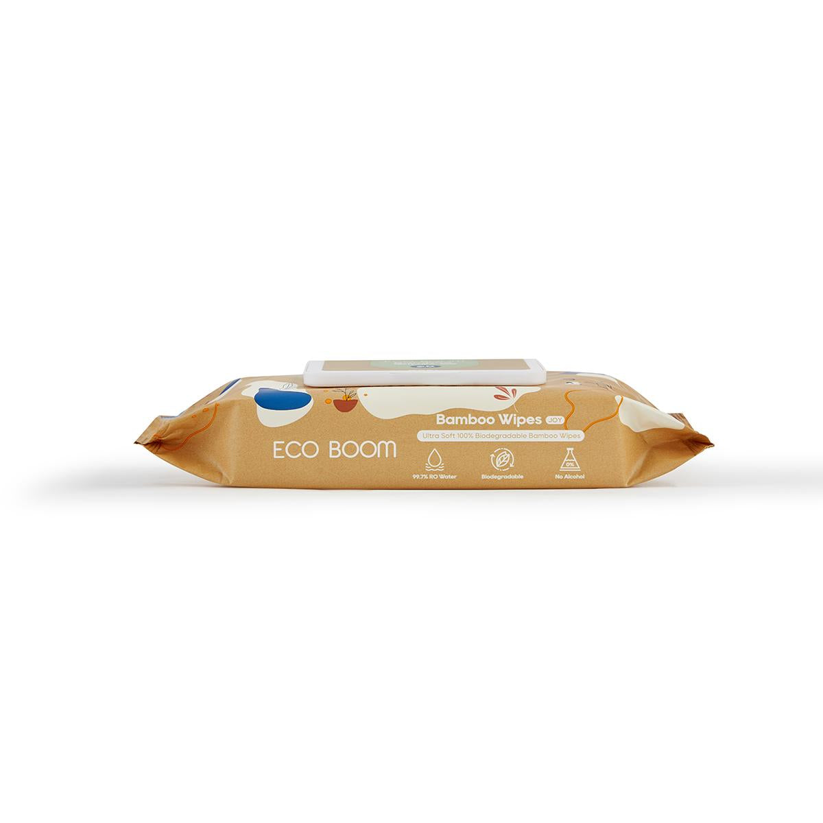 Toallitas biodegradables de Bambú Ecoboom 60 uds