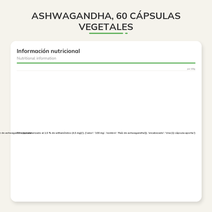 Información nutricional