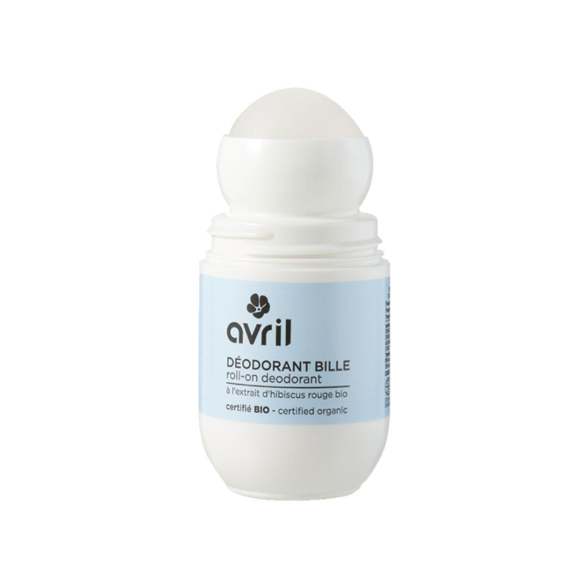 Desodorante orgánico roll-on, Avril, 50 ml