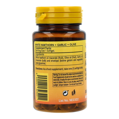 Espino Blanco Ajo y Olivo 500 mg Nature Essential 50 Perlas