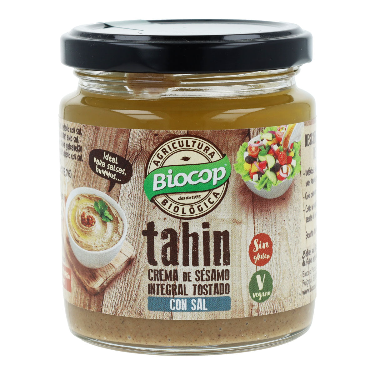 Tahini pełnoziarniste prażone z solą Biocop 225 g