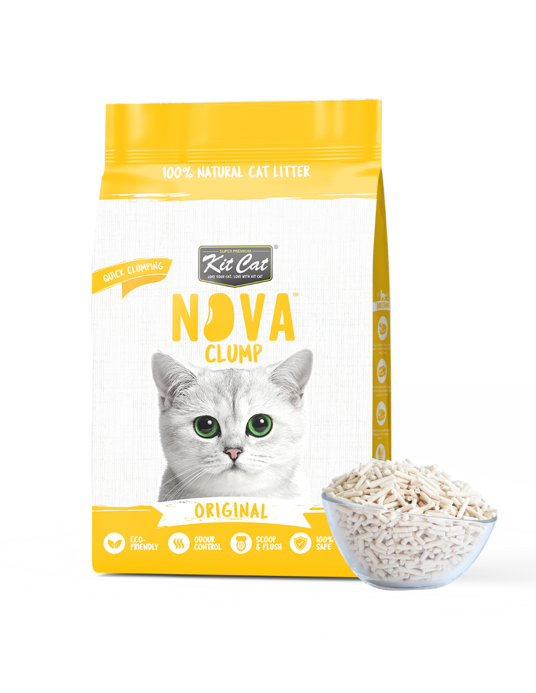 Zestaw Cat Arena Eco SoyaClump - Original 7 L Żwirek dla kotów