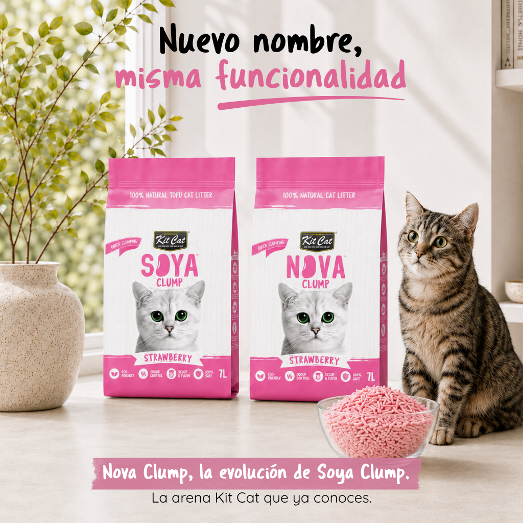 Zestaw Cat Arena Eco SoyaClump - Strawberry 7 L Żwirek dla kotów