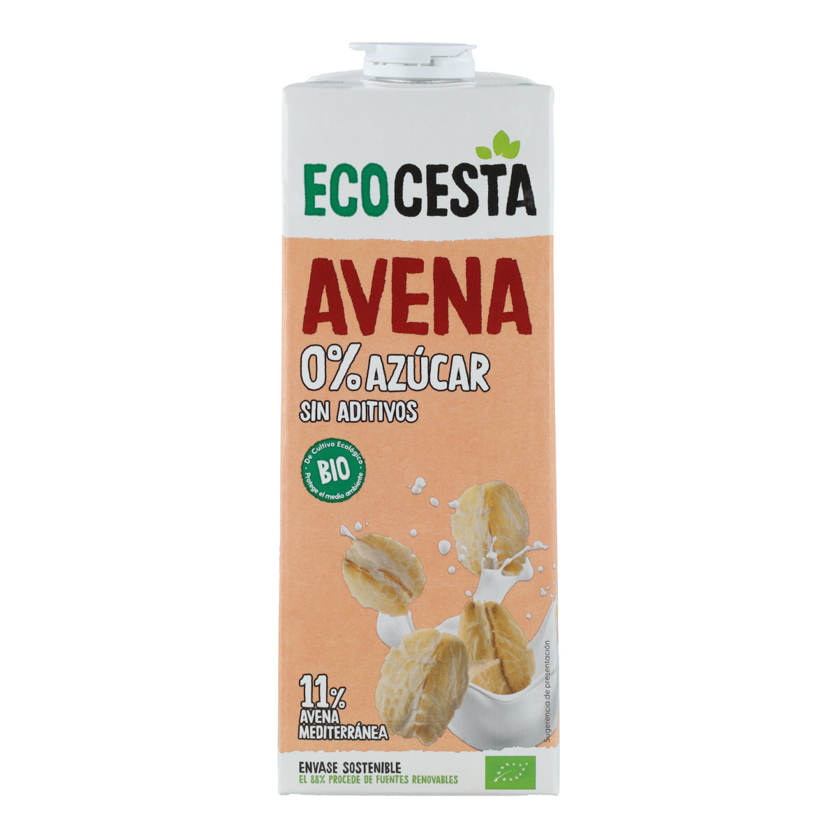 Napój roślinny z owsa 0% cukru Bio Ecocesta 1 l