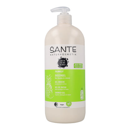 Bio żel pod prysznic o zapachu ananasa i cytryny Sante 950 ml