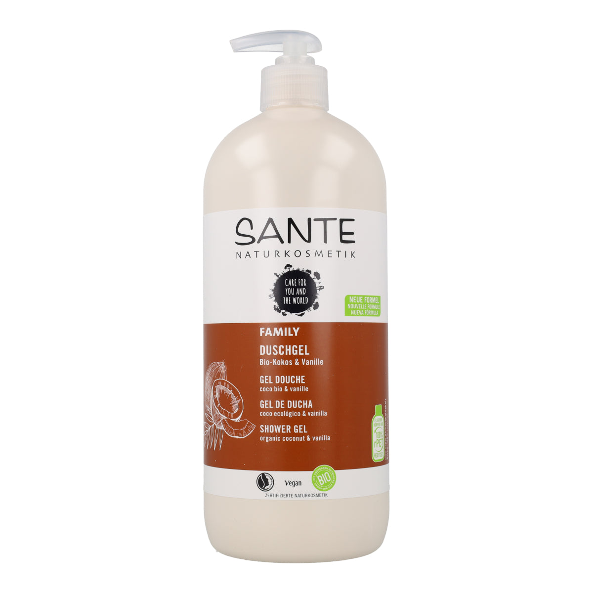 Żel pod prysznic BIO kokosowo-waniliowy Sante 950 ml