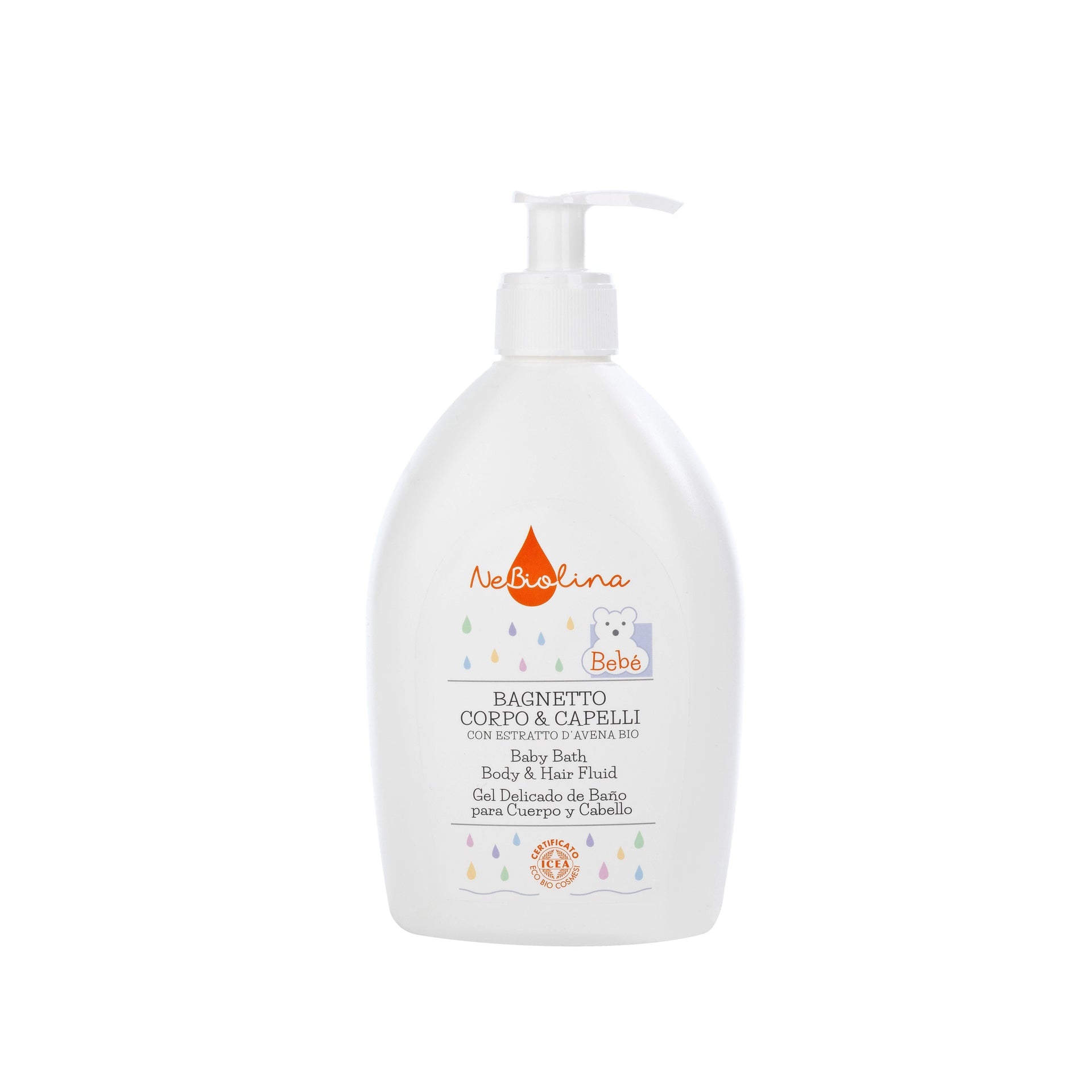 Gel & Champú bebé NeBiolina 500 ml