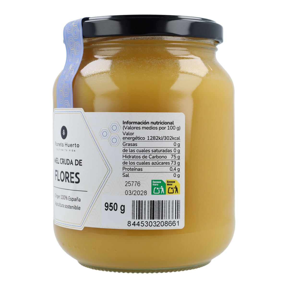 Miel Cruda de Mil Flores Planeta Huerto 950 g